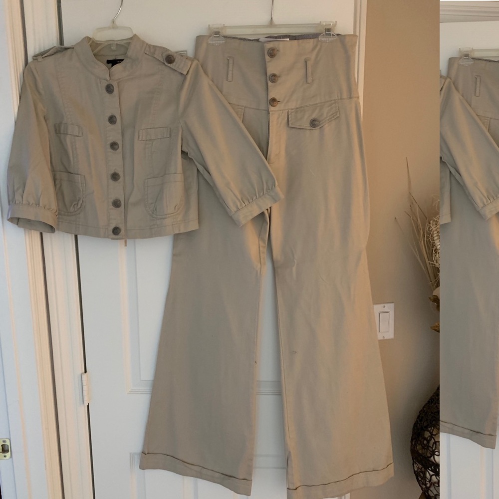 Tan pant set